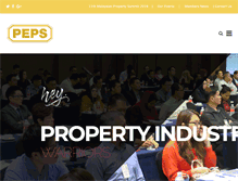 Tablet Screenshot of peps.org.my