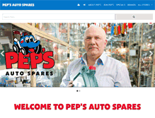 Tablet Screenshot of peps.com.au